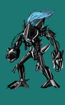 Concept Art: Stealth Robot