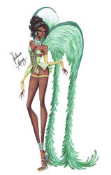 Disney Princesses go Victoria's Secret - Tiana