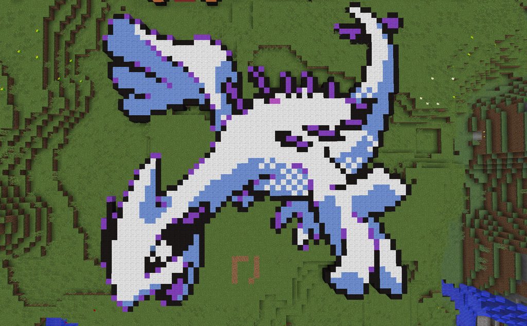 Minecraft Lugia Pixel Art by Mozdog on DeviantArt