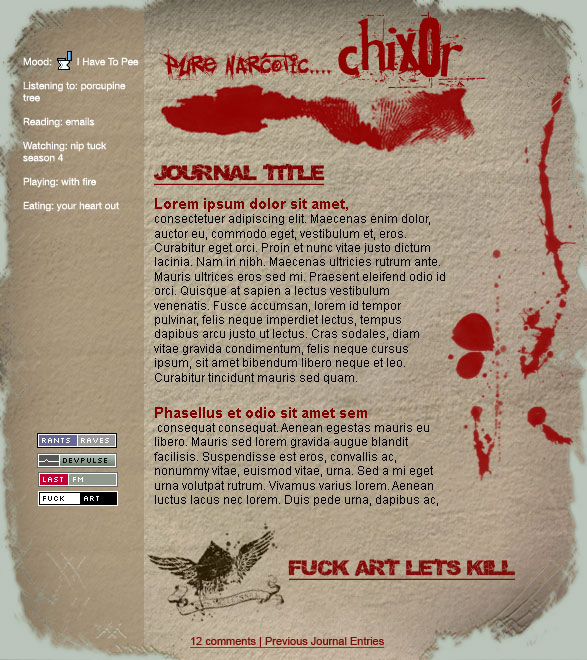 Chix0r Journal Design Final