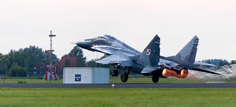 Mig-29 taking off