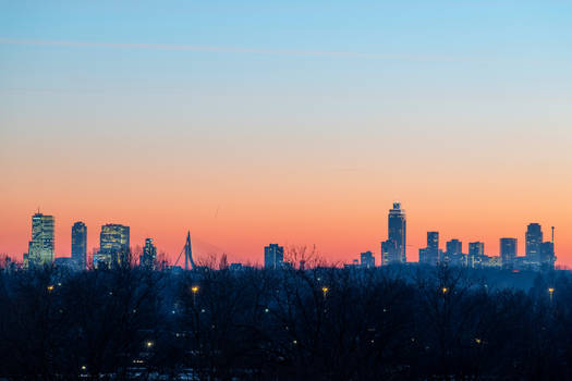 A cold evening in Rotterdam