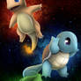 Kanto: Charmander Bulbasaur Squirtle