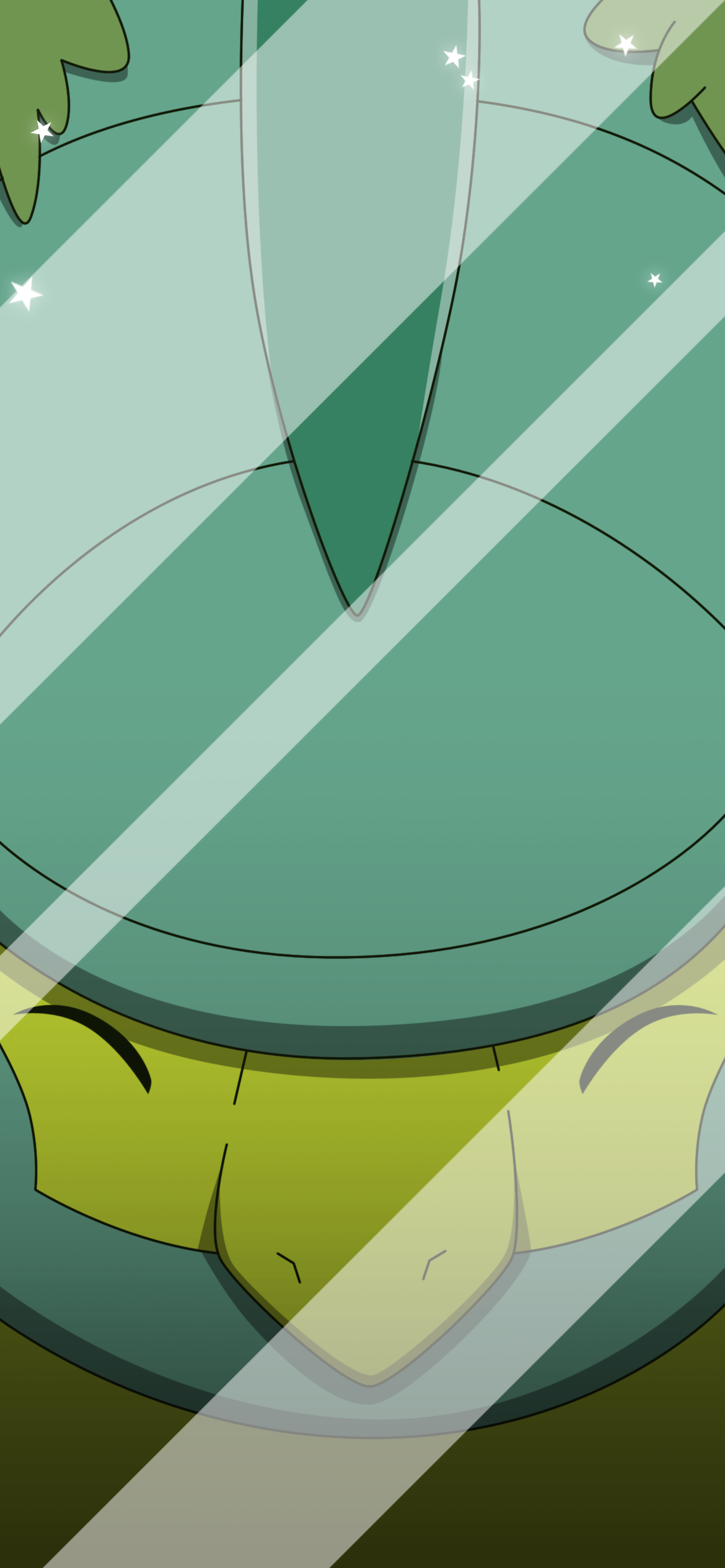Grotle Deviantart Pokemon Mobile Wallpaper: Shiny Grotle by All0412 on DeviantArt