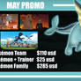 Commisison promo: May