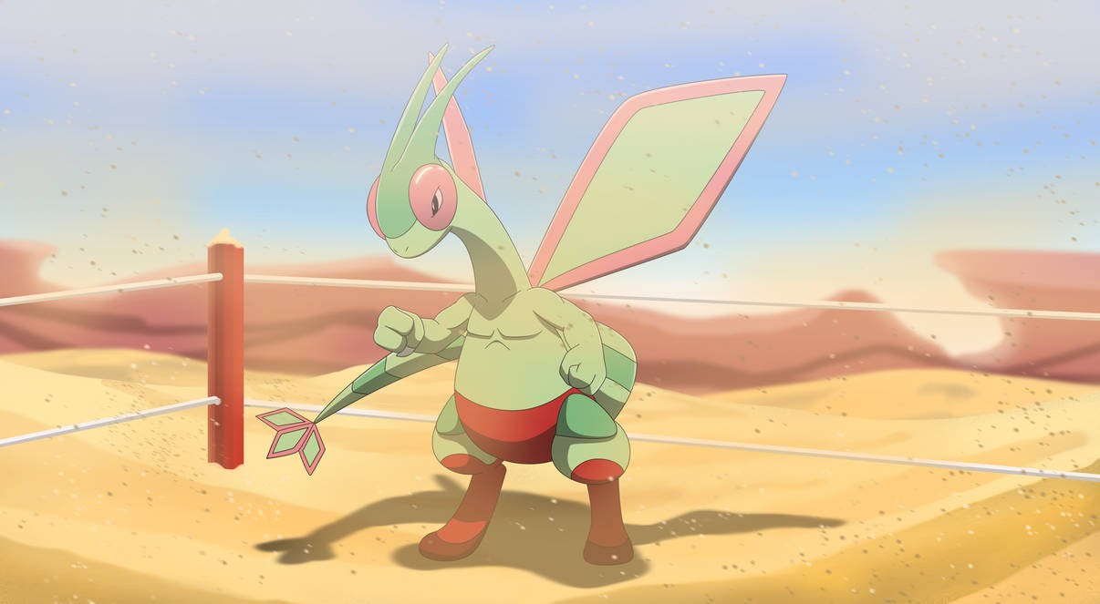Flygon With Riolu Commission: Flygon by All0412 on DeviantArt