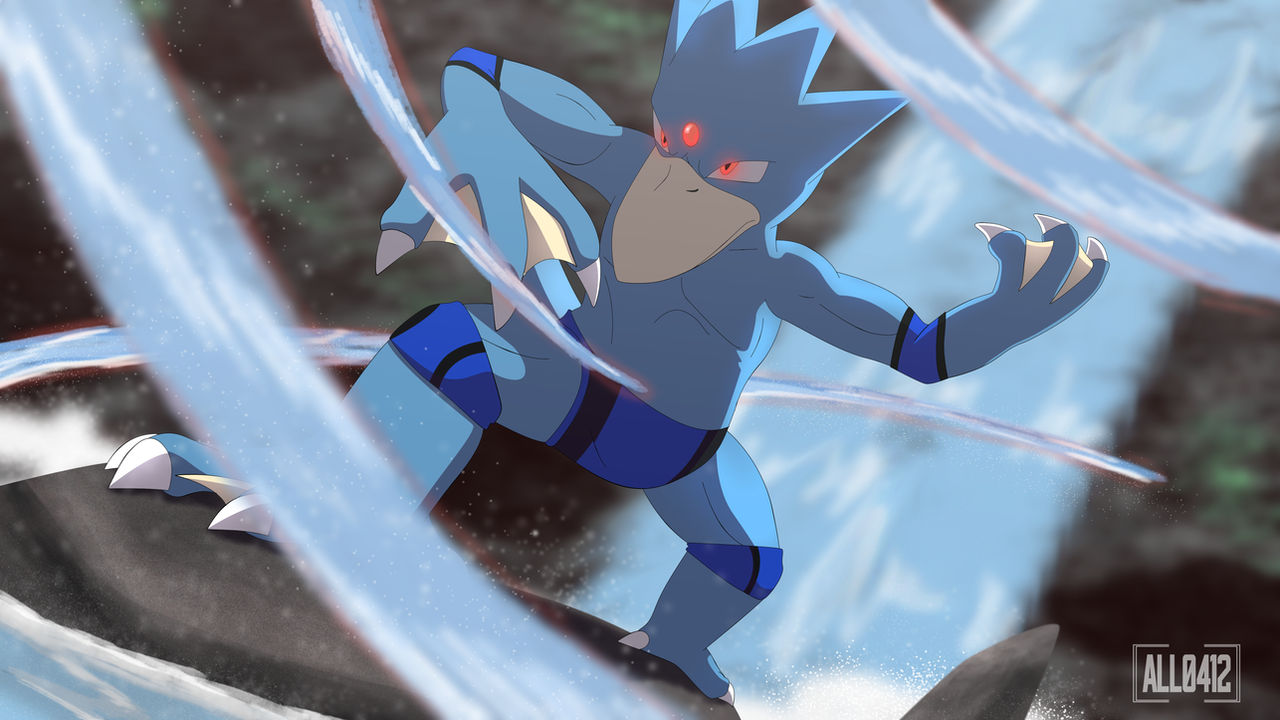 Matk Colduck Comm: Golduck by All0412 on DeviantArt