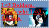 Love Deidara Hate Sasuke stamp