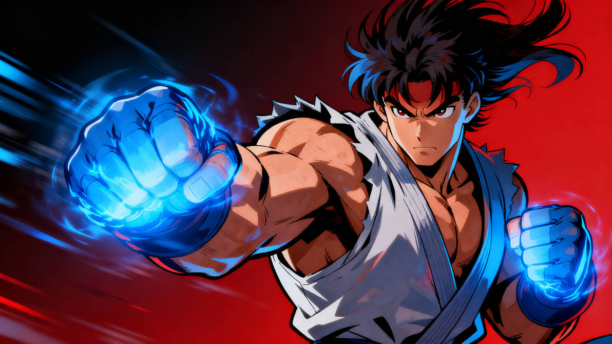 Ryu Using Domain Ryu by DreamlineArts on DeviantArt