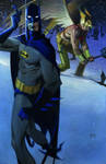 Batman and hawkman.