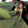 Poison Ivy painting continued