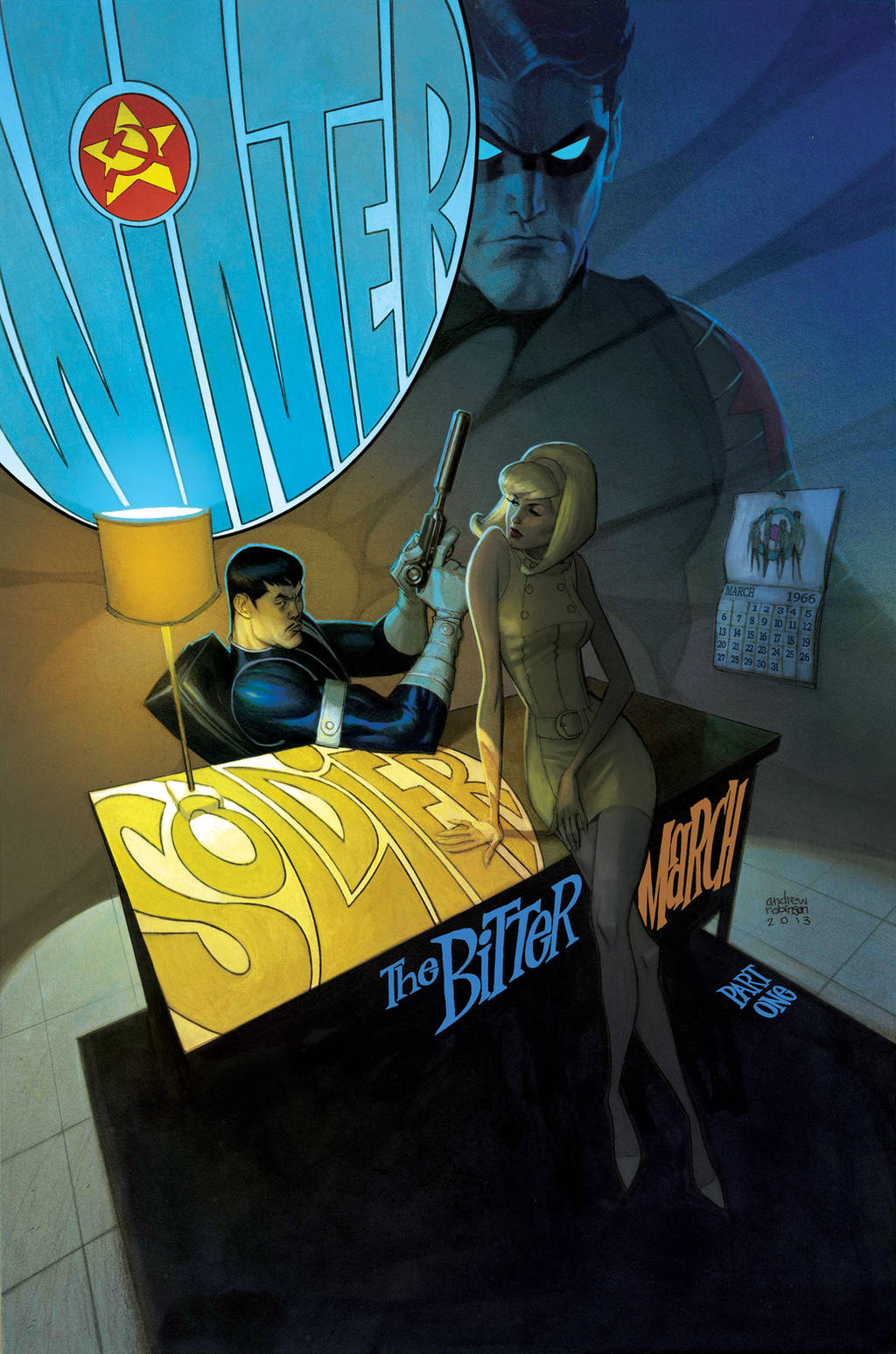 Winter Soldier issue 1 cover by Andrew-Robinson