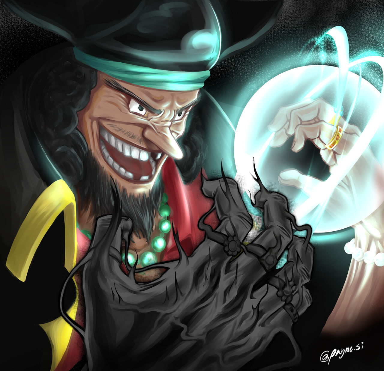 Blackbeard from One Piece by payneSI on DeviantArt