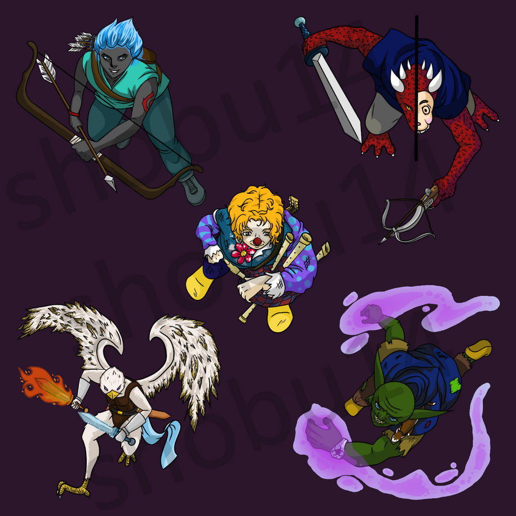 Dnd Tokens 2 by Shobu14 on DeviantArt