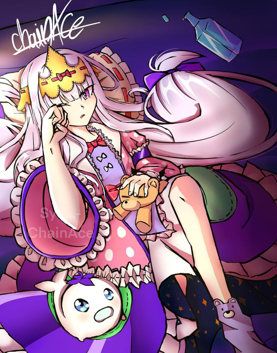 Sleepy Princess in the Demon Castle Syalis Fanart by ChainAce on DeviantArt
