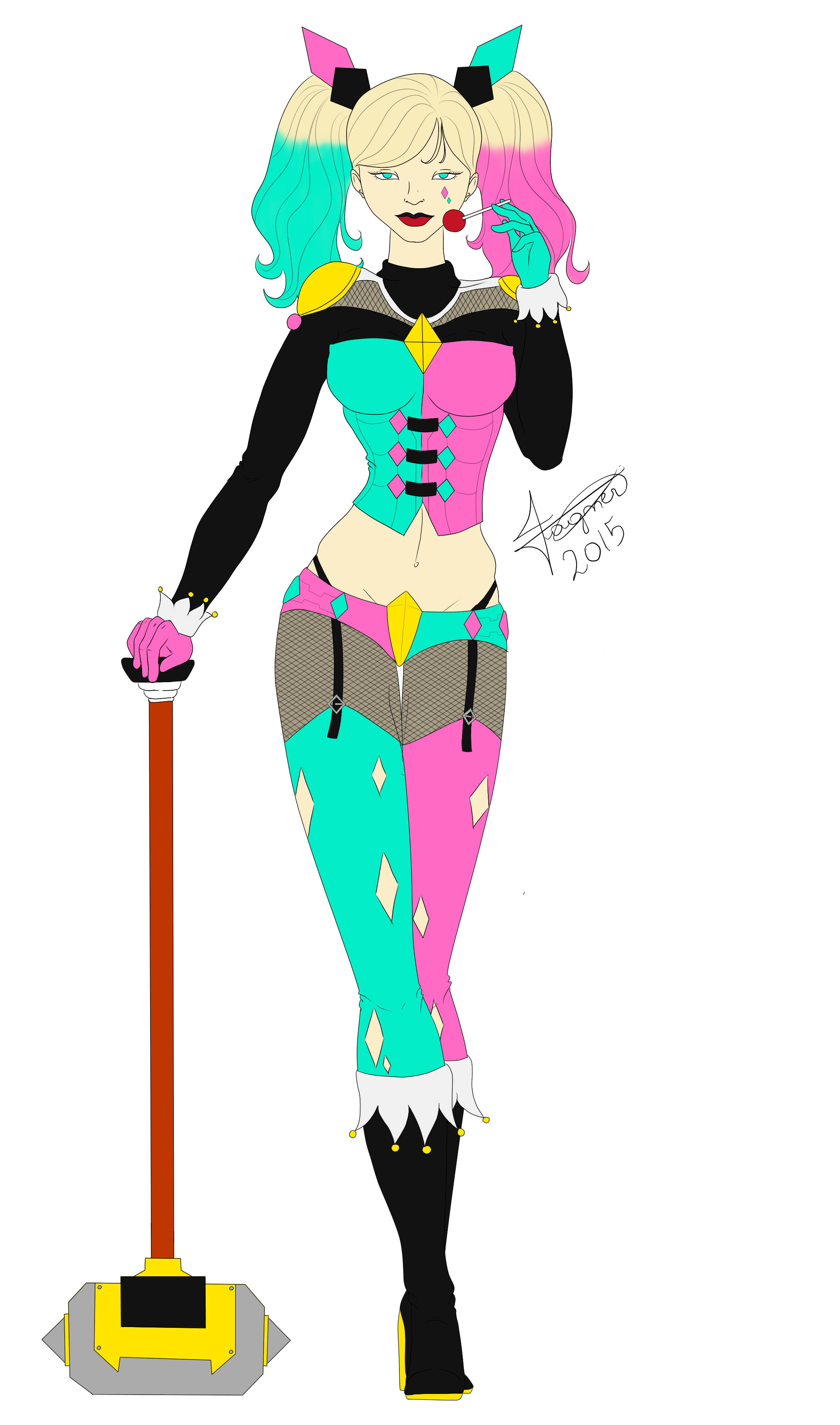 Harley Quinn Arlequina Painted By Fagner1994 On Deviantart Harley Quinn Arlequina Painted By Fagner1994 On Deviantart