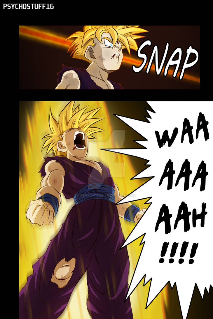 Gohan's anger (Dragon Ball 407) by PsychoStuff16 on DeviantArt