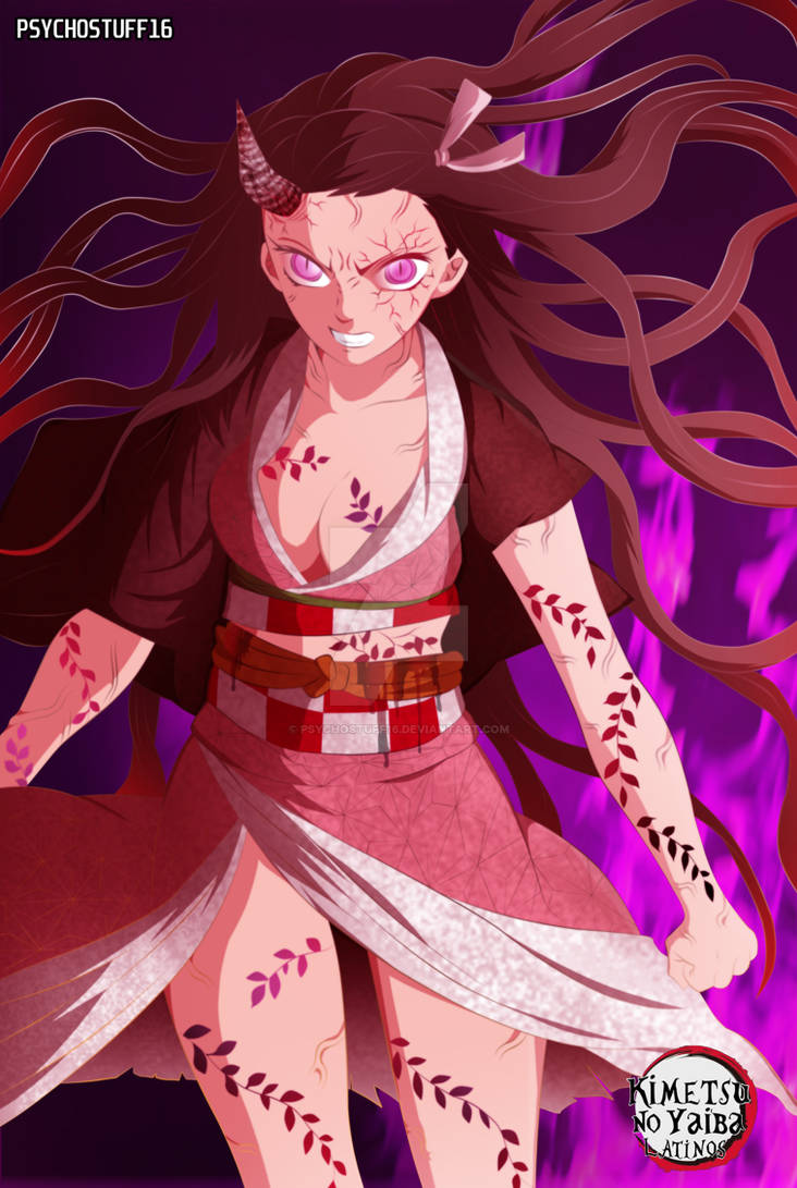 Nezuko Full Demon Form (Demon Slayer 83) by PsychoStuff16 on DeviantArt