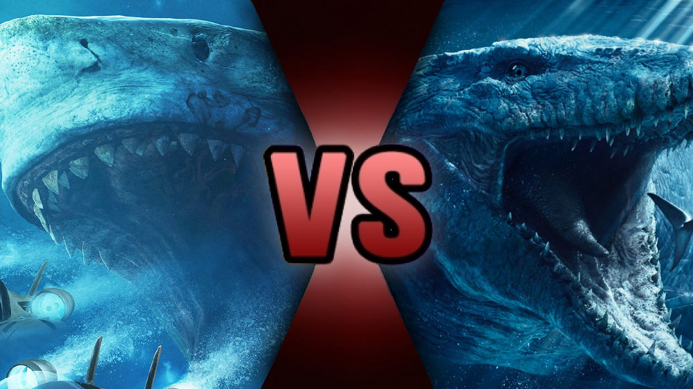 Mosasaurus Megalodon Size