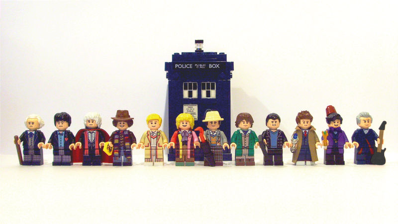 The 12 LEGO Doctors.