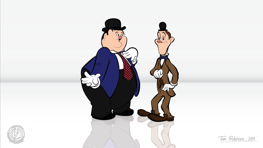 Laurel and Hardy by CosmicThunder on DeviantArt