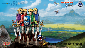 Legend Of Zelda Link - The Hero Of The Four Sword