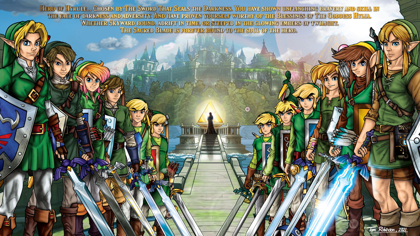 Legend Of Zelda - All The Links by CosmicThunder on DeviantArt