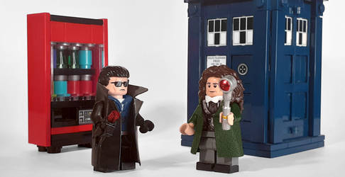 Lego 8th Doctor and The Master (Eric Roberts)