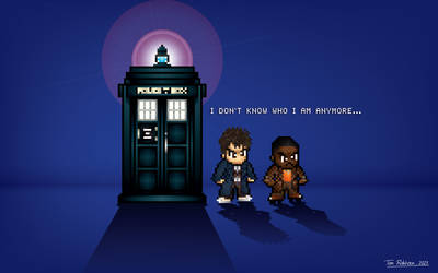 Pixel Doctor Who 60th The Two New Doctors by CosmicThunder