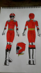 Red Seiza-Man