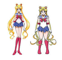 Sailor Moon Crystal Character Design