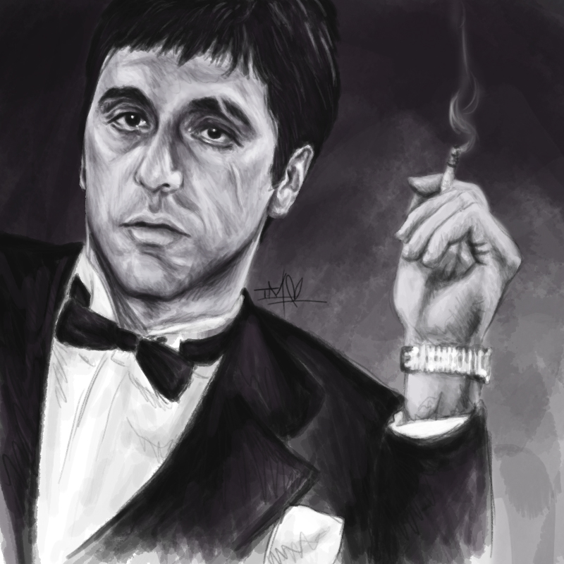 Scarface One Hand Scarface. by TheTanyaDoll on DeviantArt