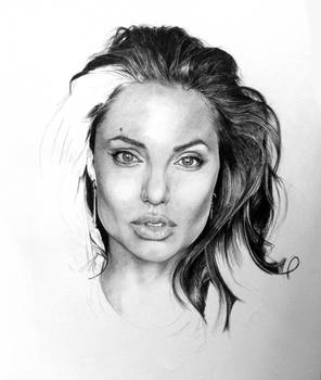 Protrait of Angelina Jolie
