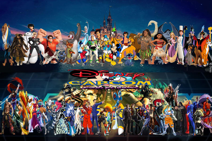 Disney vs Capcom roster by b1k on DeviantArt