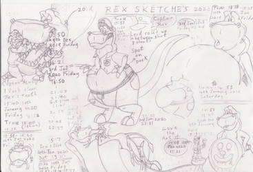Rex sketches 2019 to 2020