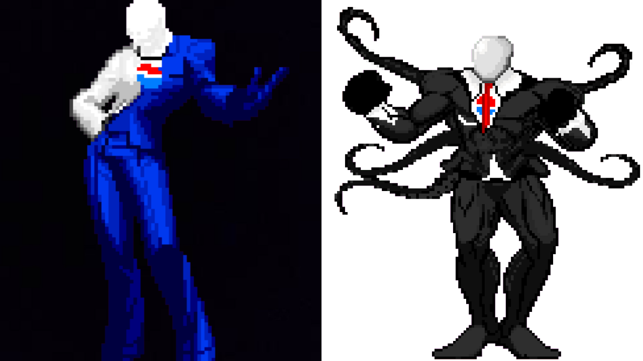 Pepsiman / Slenderman Cosplays