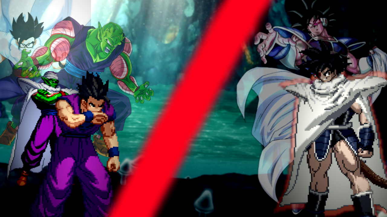 Piccoolo and Gohan VS Turles (MUGEN)