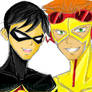 Robin + Kid Flash