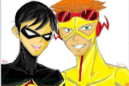 Robin + Kid Flash