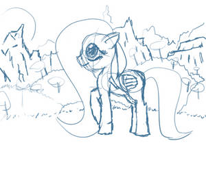 Doodle: WIP Fluttershy