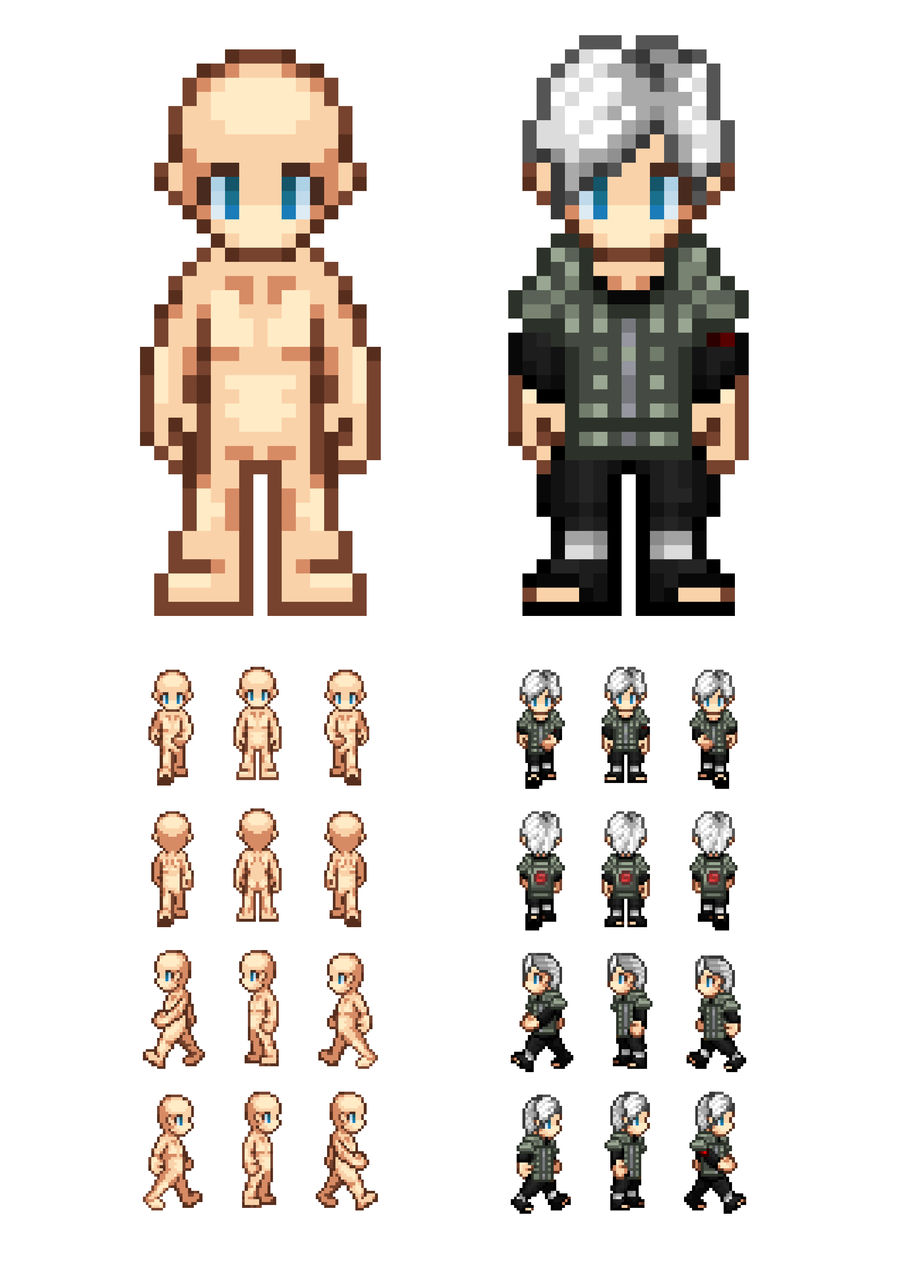 Ninja Sprite Base By Magrory On DeviantArt ninja-sprite-base-by-magrory-on-deviantart