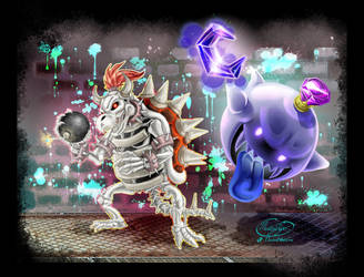 King Bowser and King Boo