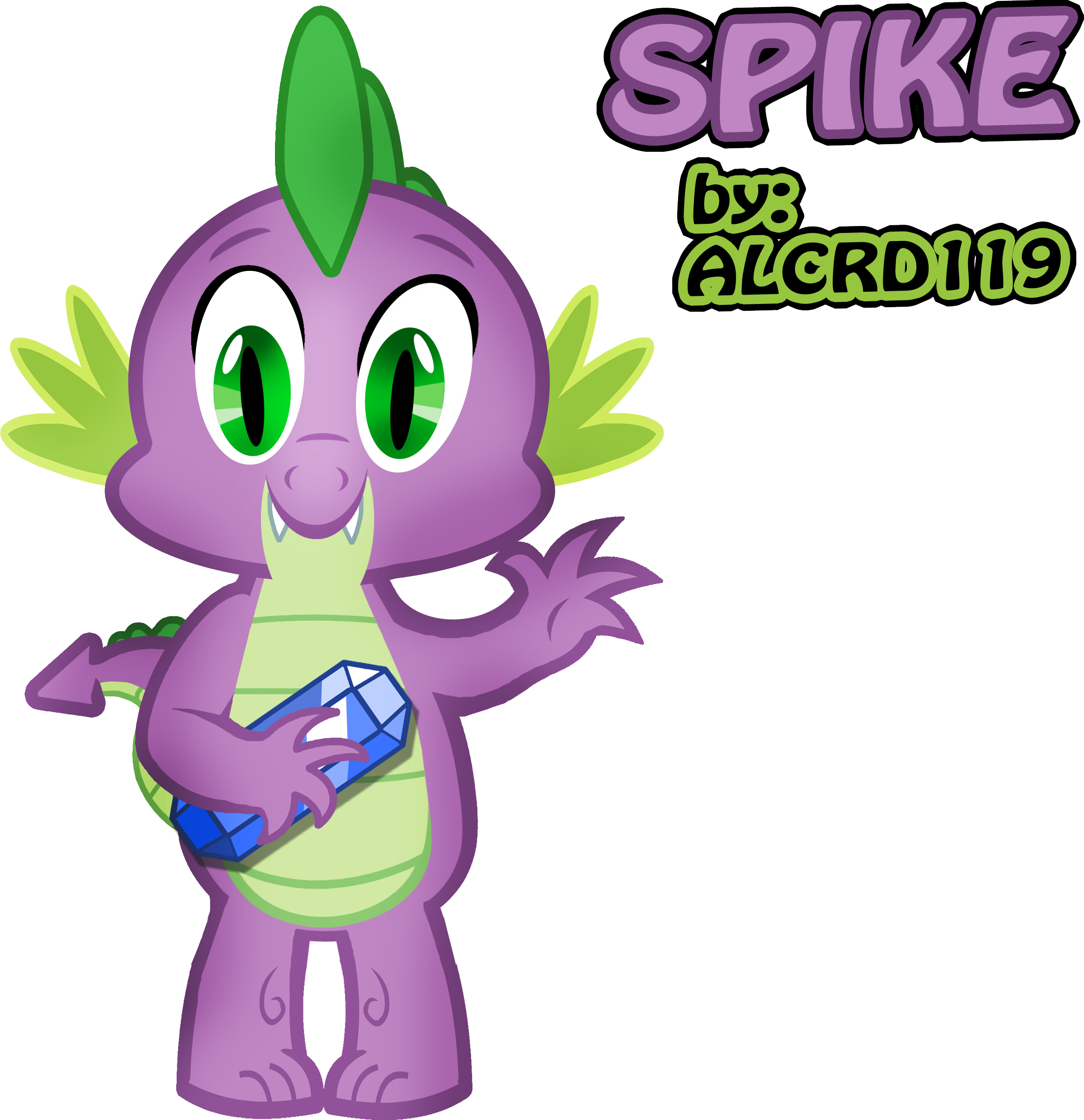 Spike with blue gem