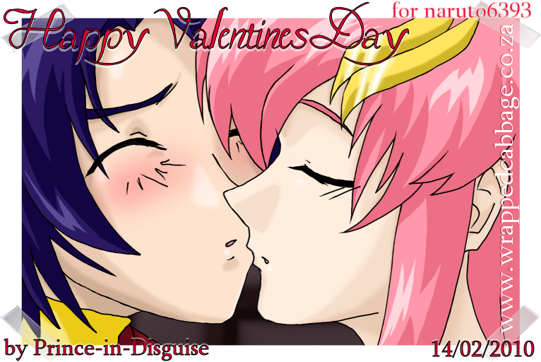 Athrun and Lacus Sweety Kiss