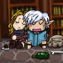 Chibi Fenris - Reading Time