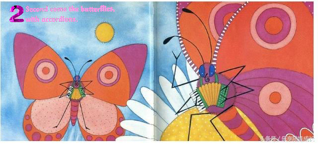 Second come the butterflies, with accordions