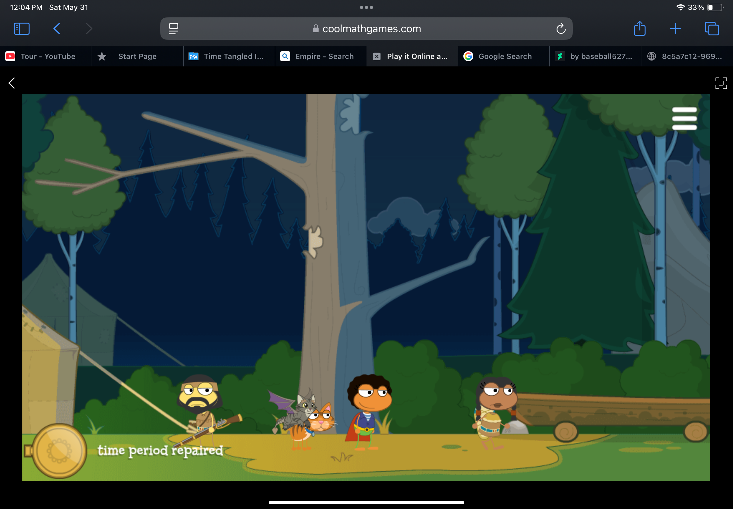 Poptropica Time Tangled Island Lewis Clark Exp
