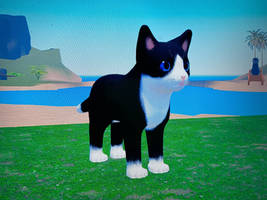 Roblox Kittens Game Tuxedo Cat
