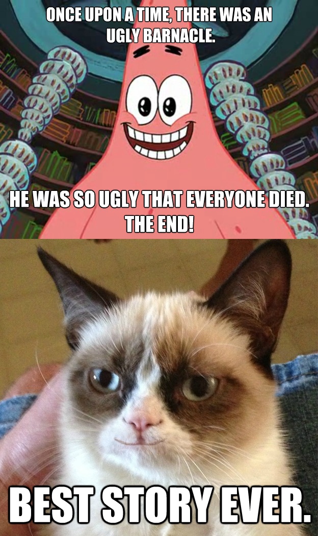 Grumpy cat and Patrick by brycemaz on DeviantArt