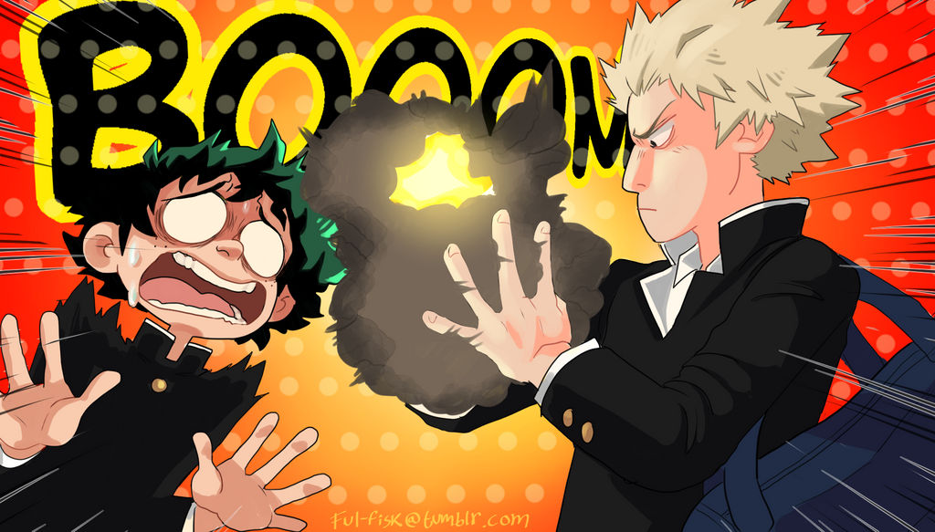 Boku no Hero Academia Episode 1 scene redraw